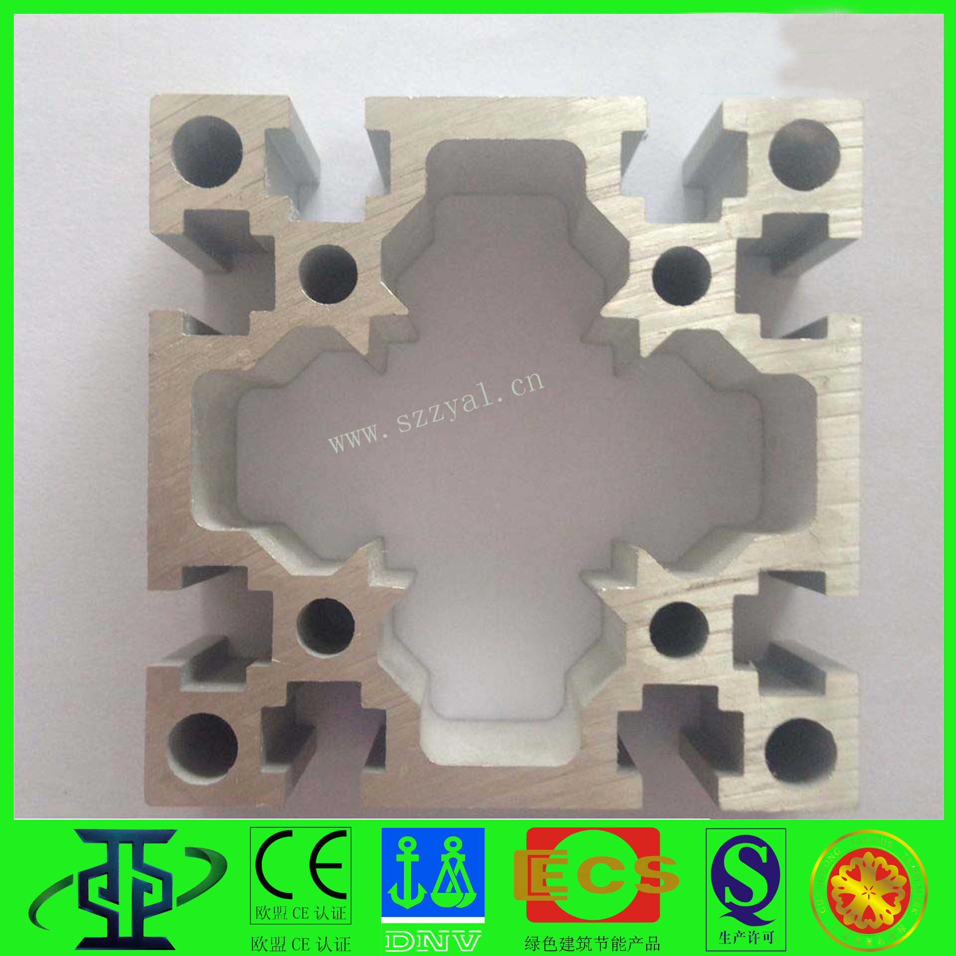 鋁型材定制開(kāi)模80x80方管流水線(xiàn)支架鋁型材